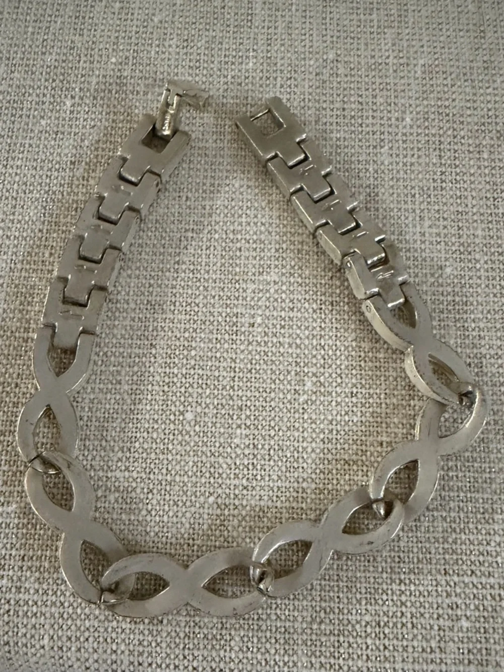 Gold and Silver Crystal Link Bracelet Set - Women's Jewelry